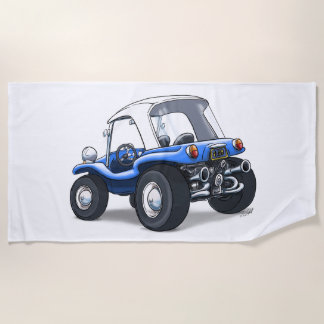 Tuch der Strand-Buggy (blaues hardtop) Strandtuch