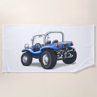 Tuch der Strand-Buggy (blaues offenes) Strandtuch