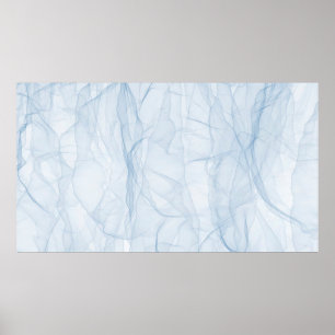 Tuchblauer moderner Hintergrund Poster
