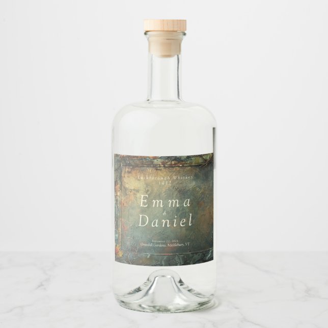 Tuckborough Whiskey Wedding Alkoholflaschenetikett (Vorderseite)