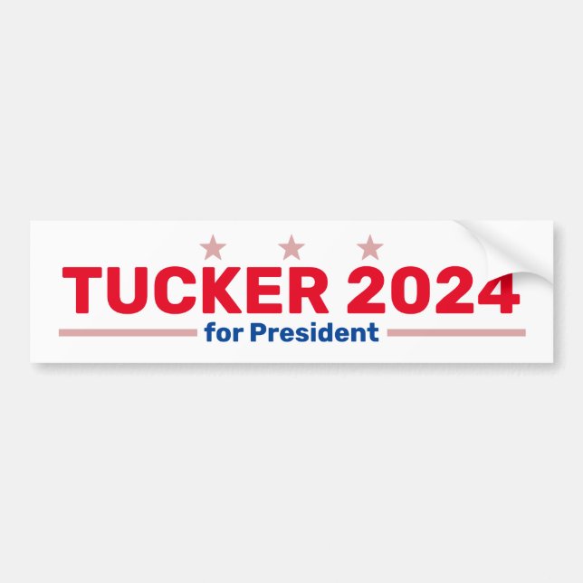 Tucker 2024 Autoaufkleber (Vorne)