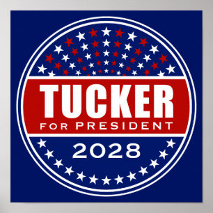 Tucker für Präsident 2028 Poster