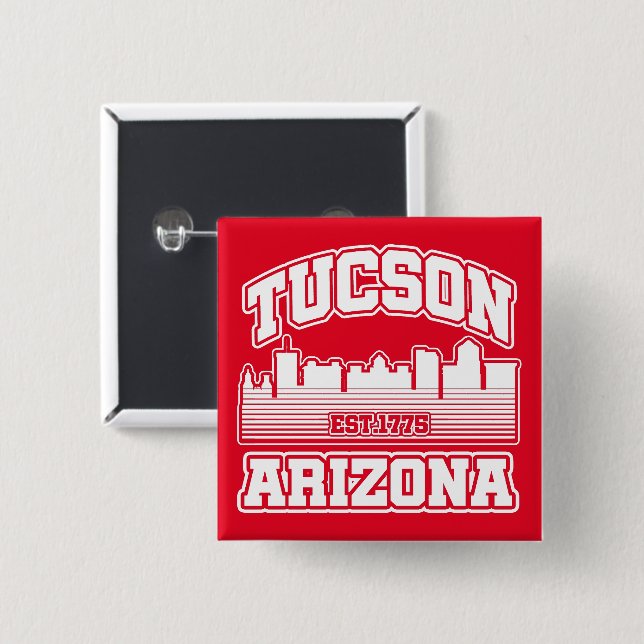 Tucson, Arizona Button (Vorne & Hinten)