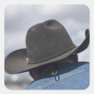 Tucson, Arizona. Cowboyhüte in Gebrauch auf der Quadratischer Aufkleber