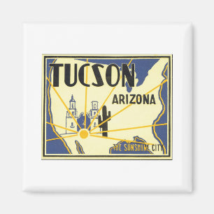 Tucson Arizona Ein Plakat für Kletterhexen: Magnet