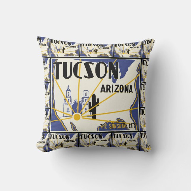 Tucson Arizona Kissen (Vorderseite)