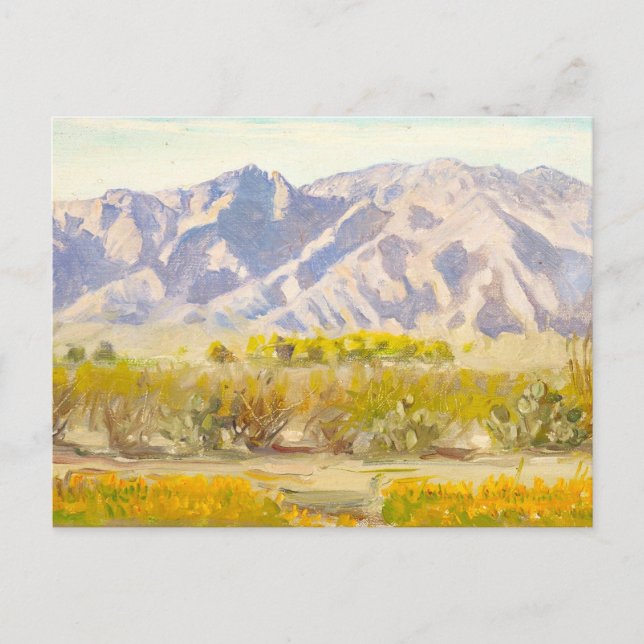 Tucson Arizona Landschaft mit Bergen Postkarte (Vorderseite)