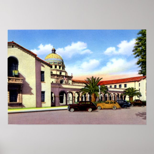 Tucson Arizona Pima Landkreis Courthouse Poster (Vorne)