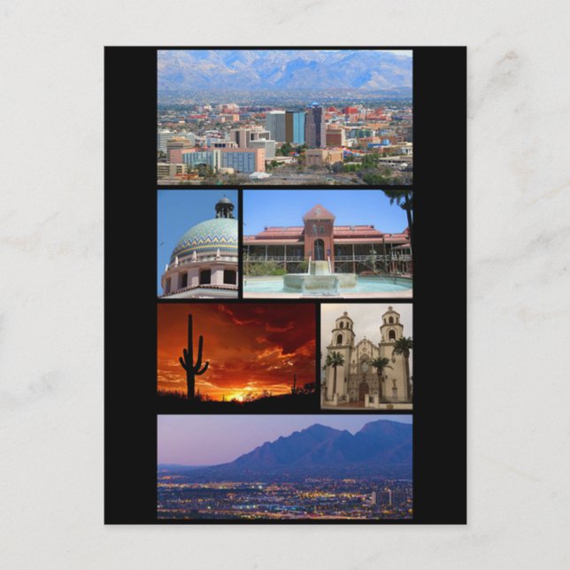 Tucson, Arizona Postkarte (Vorderseite)