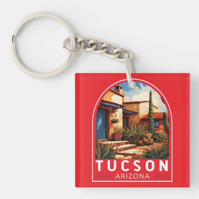 Tucson Arizona Schlüsselanhänger (Vorderseite)