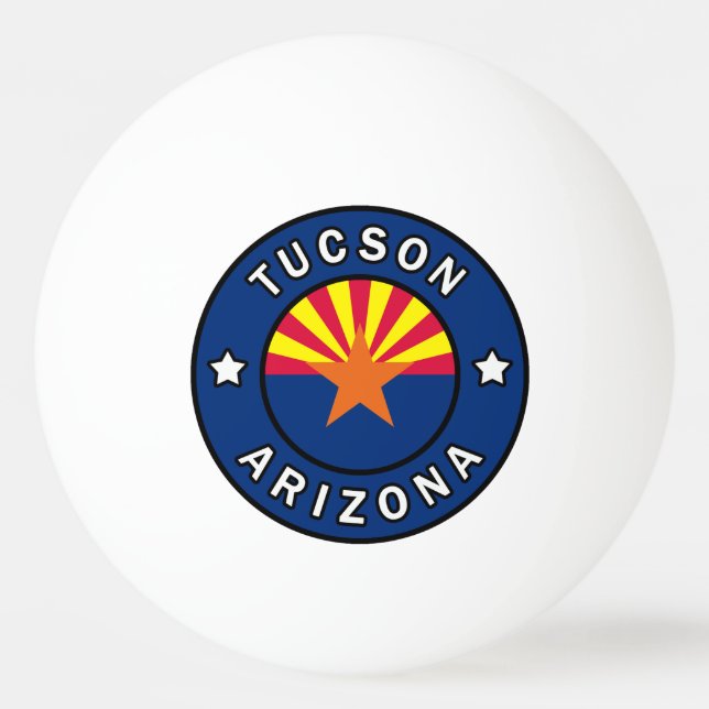 Tucson Arizona Tischtennisball (Vorderseite)