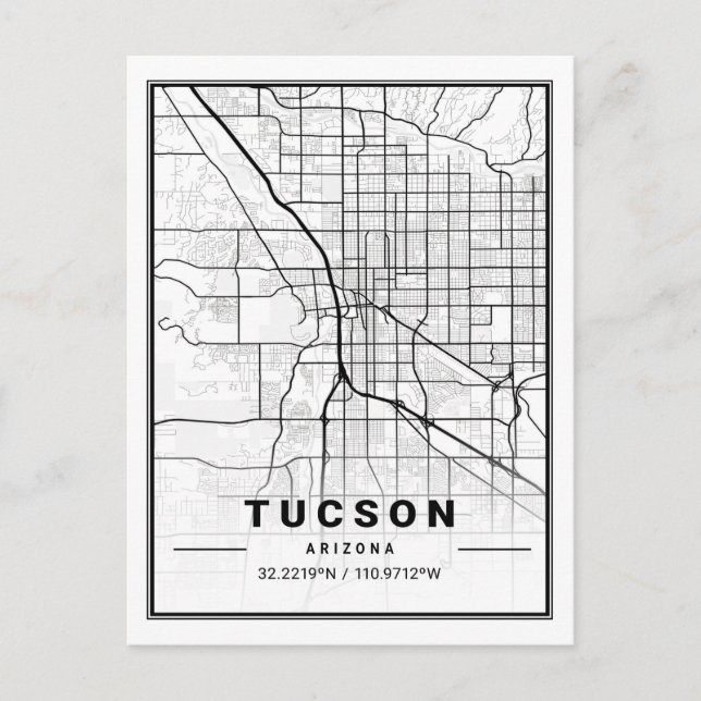 Tucson Arizona USA Reisen Postkarte (Vorderseite)