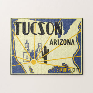 Tucson Arizona_Vintage Reiseplakat Kunstwerk
