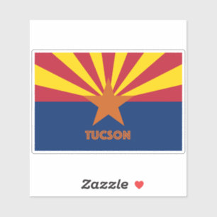 Tucson AZ Flag Aufkleber