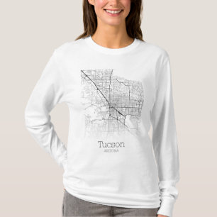 Tucson City Map T-Shirt