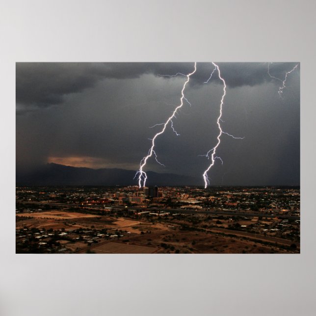 Tucson Lightning Poster (Vorne)