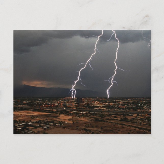 Tucson Lightning Postkarte (Vorderseite)