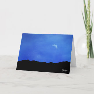 Tucson Moonscape notecard Dankeskarte