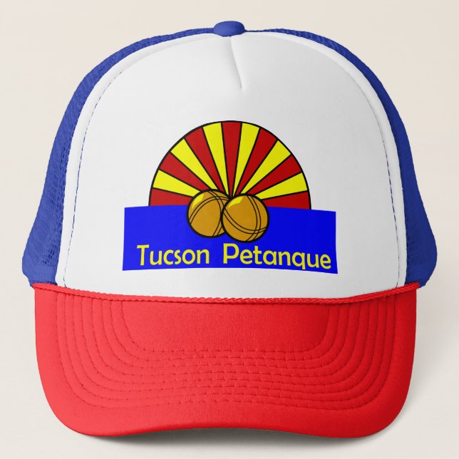Tucson Petanque Club Baseball Truckerkappe (Vorderseite)