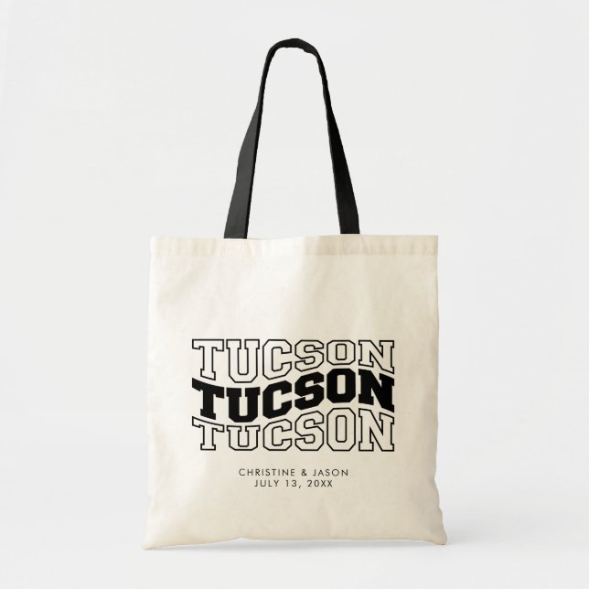 Tucson Wedding Welcome Tasche Arizona Wedding Bag (Vorne)