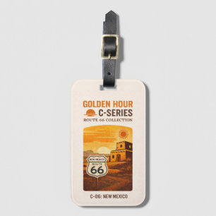 Tucumcari Centennial Adobe Sonnenuntergangsreise Gepäckanhänger