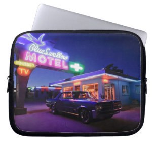 Tucumcari, New Mexico, Vereinigte Staaten. Route 6 Laptopschutzhülle