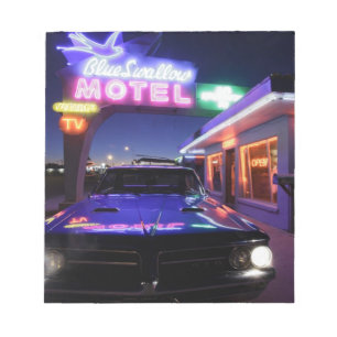 Tucumcari, New Mexico, Vereinigte Staaten. Route 6 Notizblock
