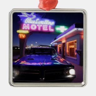 Tucumcari, New Mexico, Vereinigte Staaten. Route 6 Ornament Aus Metall
