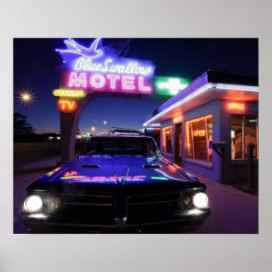 Tucumcari, New Mexico, Vereinigte Staaten. Route 6 Poster