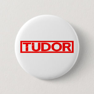 Tudor Briefmarke Button