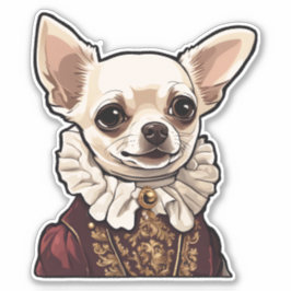 Tudor Chihuahua Aufkleber