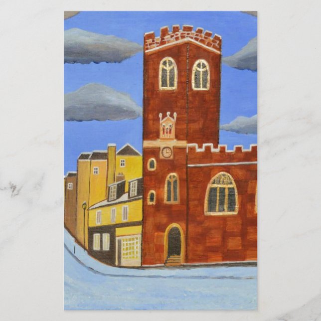 Tudor House in Exeter Briefpapier (Vorderseite)