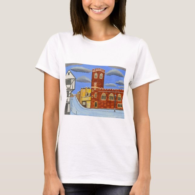 Tudor House in Exeter T-Shirt (Vorderseite)