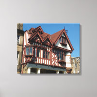Tudor oak frame Gebäude, Edinburgh, Schottland