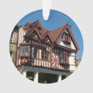 Tudor oak frame Gebäude, Edinburgh, Schottland Ornament