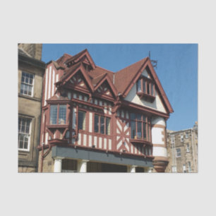 Tudor oak frame Gebäude, Edinburgh, Schottland Seidenpapier