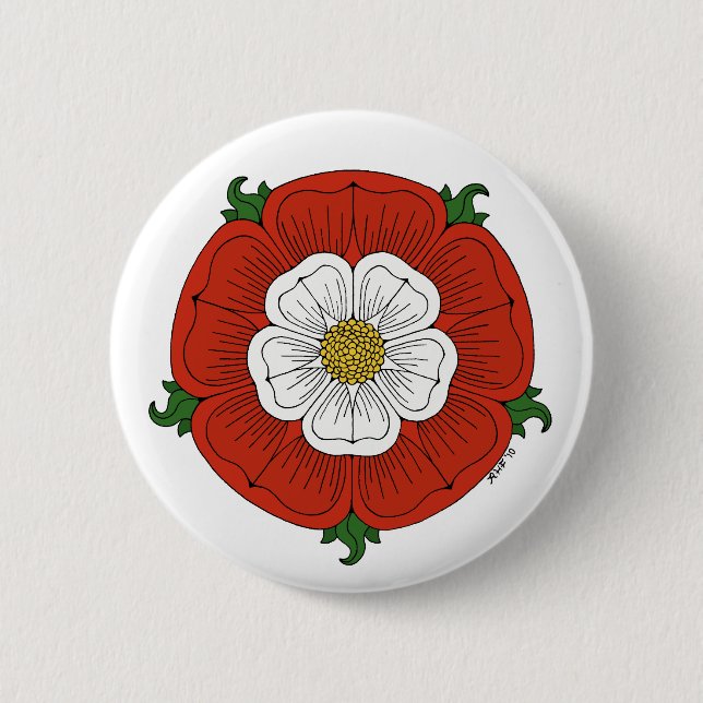Tudor Rose Button (Vorderseite)