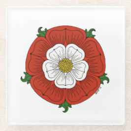 Tudor Rose Glasuntersetzer