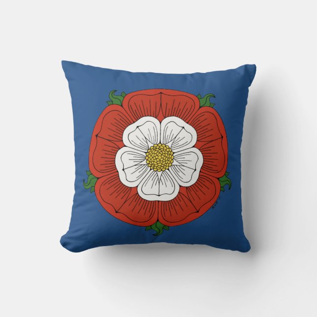 Tudor Rose Kissen (Vorderseite)