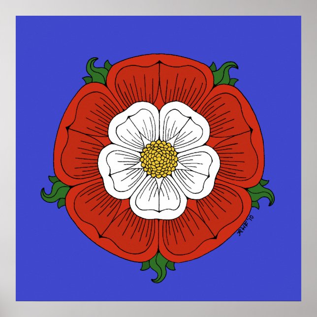 Tudor Rose Poster (Vorne)