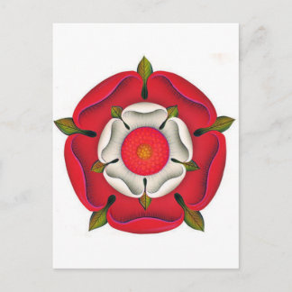 Tudor Rose Postkarte