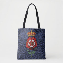 Tudor Rose Rot und Weiß Tasche
