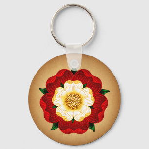 Tudor Rose Schlüsselanhänger