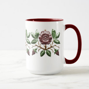 Tudor Rosen-Tee-Zeit Tasse