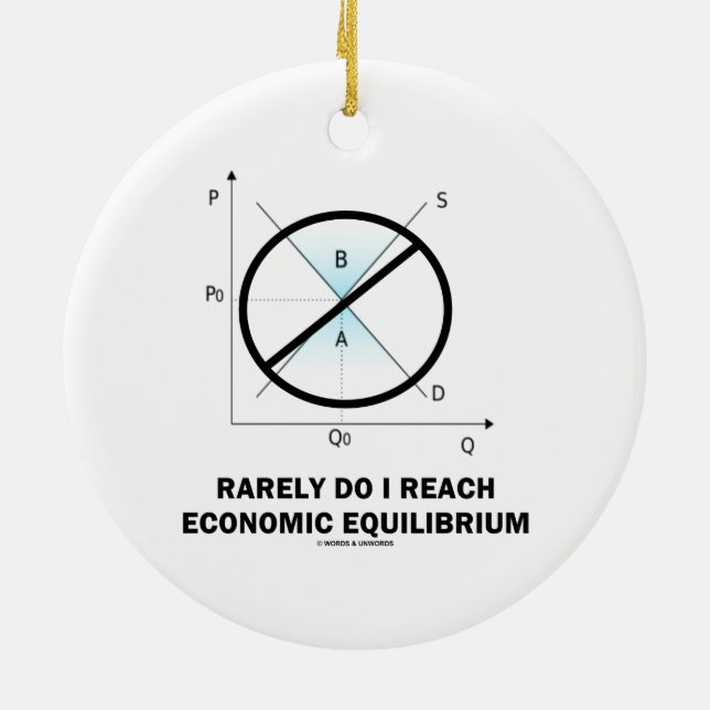 Tue selten ich erreiche Wirtschaftsgleichgewicht Keramik Ornament (Hinten)