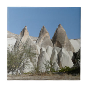 Tufa Rock Formationen, Kappadokien, Türkei Fliese