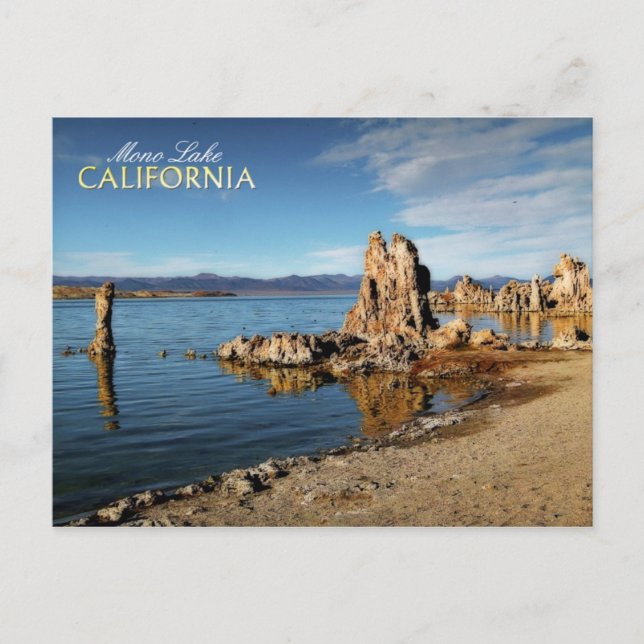 Tufa Towers am Mono Lake, Kalifornien Postkarte (Vorderseite)
