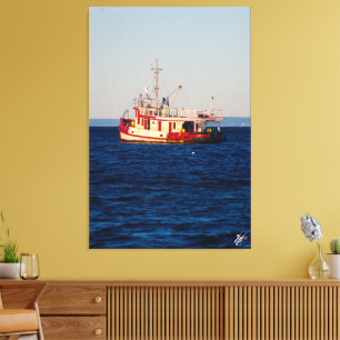 Tug-Boot auf Mutiny Bay #2 Leinwanddruck