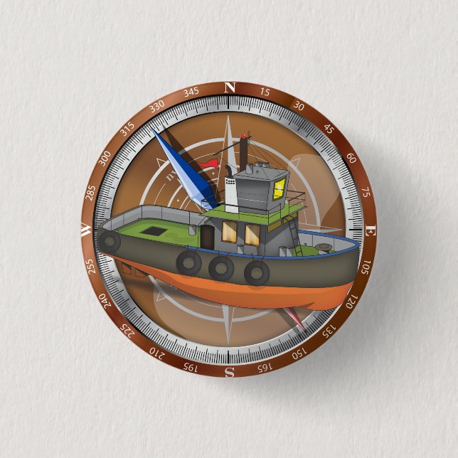 Tug-Boot Button (Vorderseite)