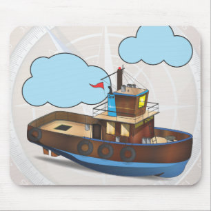 Tug-Boot Mousepad